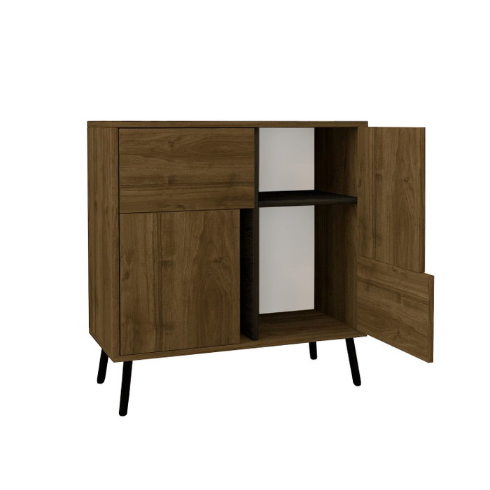 Hanah Home Darien - Nogal de Estambul y Madera Negra Hanah Home Darien - Nogal de Estambul y Madera Negra